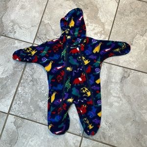 Chuck Roast fleece baby suit, 6-9 months
